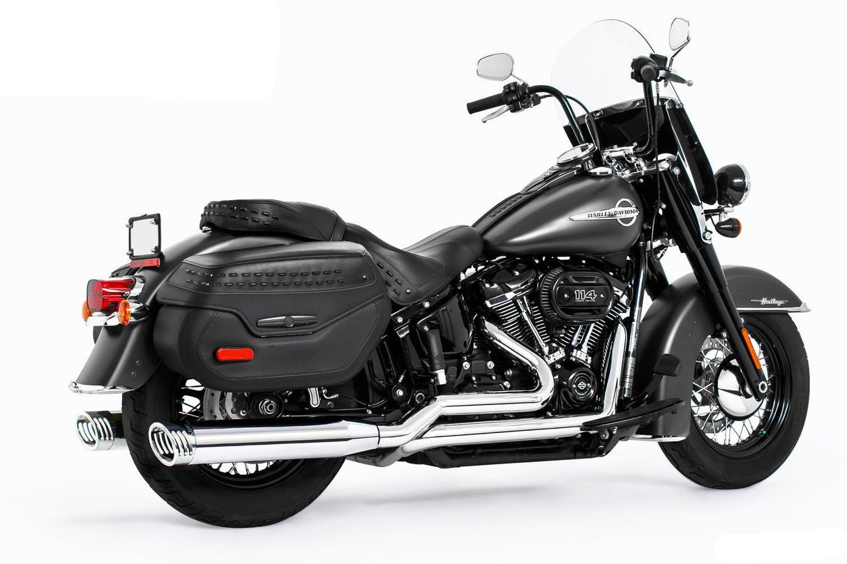 HARLEY SOFTAIL RIGHT-SIDE TUCK & UNDER TRUE-DUAL FULL SYSTEM 2018-PRESENT