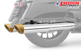 HARLEY 4.5" 2-STEP SLIP-ONS FOR TOURING/TRIKE BUNDLE
