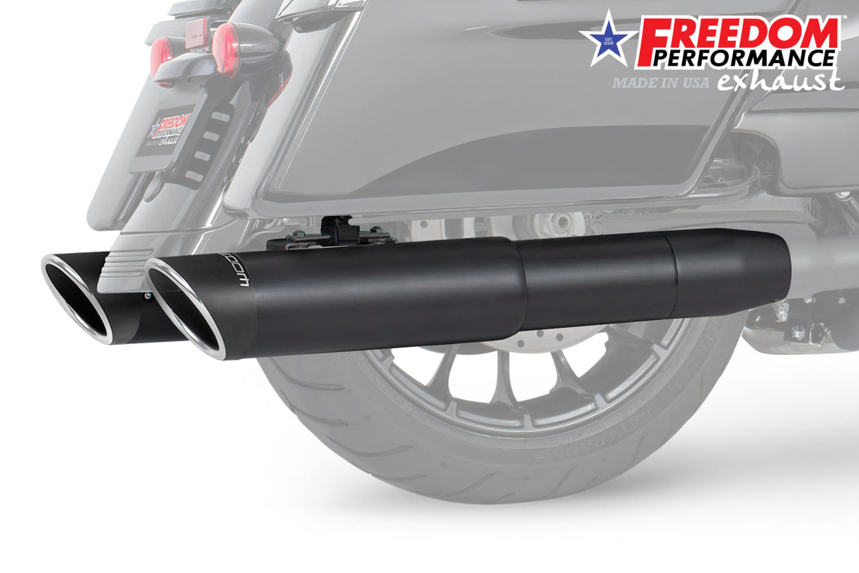HARLEY 4.5" 2-STEP SLIP-ONS FOR TOURING/TRIKE BUNDLE