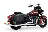 HARLEY SOFTAIL 2.5" UPSWEPT TRUE-DUAL COMPLETE SYSTEM M8 ONLY BUNDLE *NOT FOR WIDE TIRE BIKES