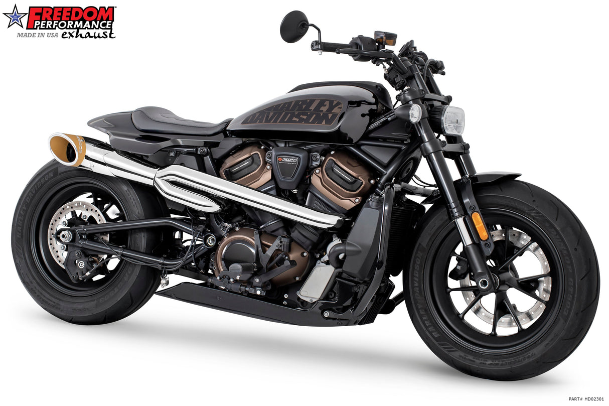 HARLEY SPORTSTER S 2-INTO-1 TURN-OUT HIGH '21 to Present Bundle