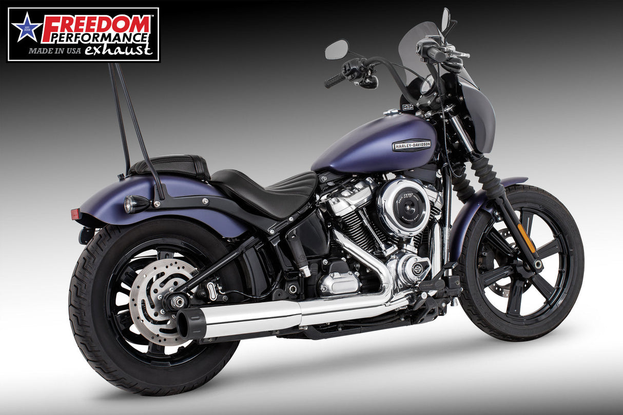 HARLEY SOFTAIL 2025 - PRESENT 4" SLIP ON BUNDLE FITS ALL NARROW TIRE