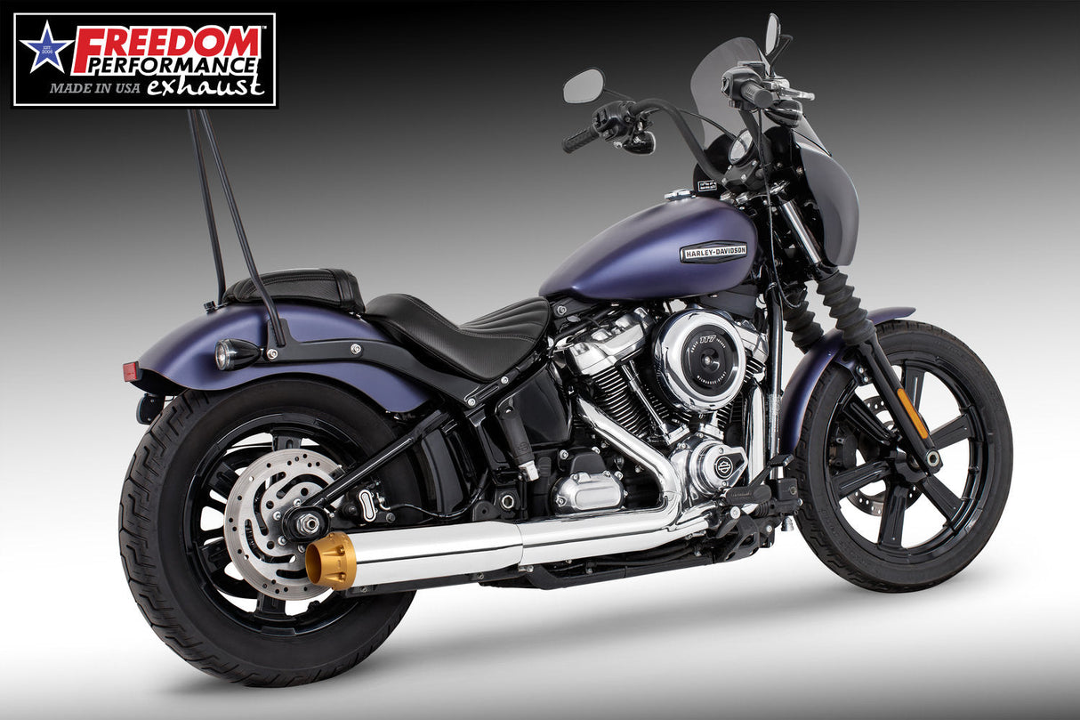 HARLEY SOFTAIL 2025 - PRESENT 4" SLIP ON BUNDLE FITS ALL NARROW TIRE