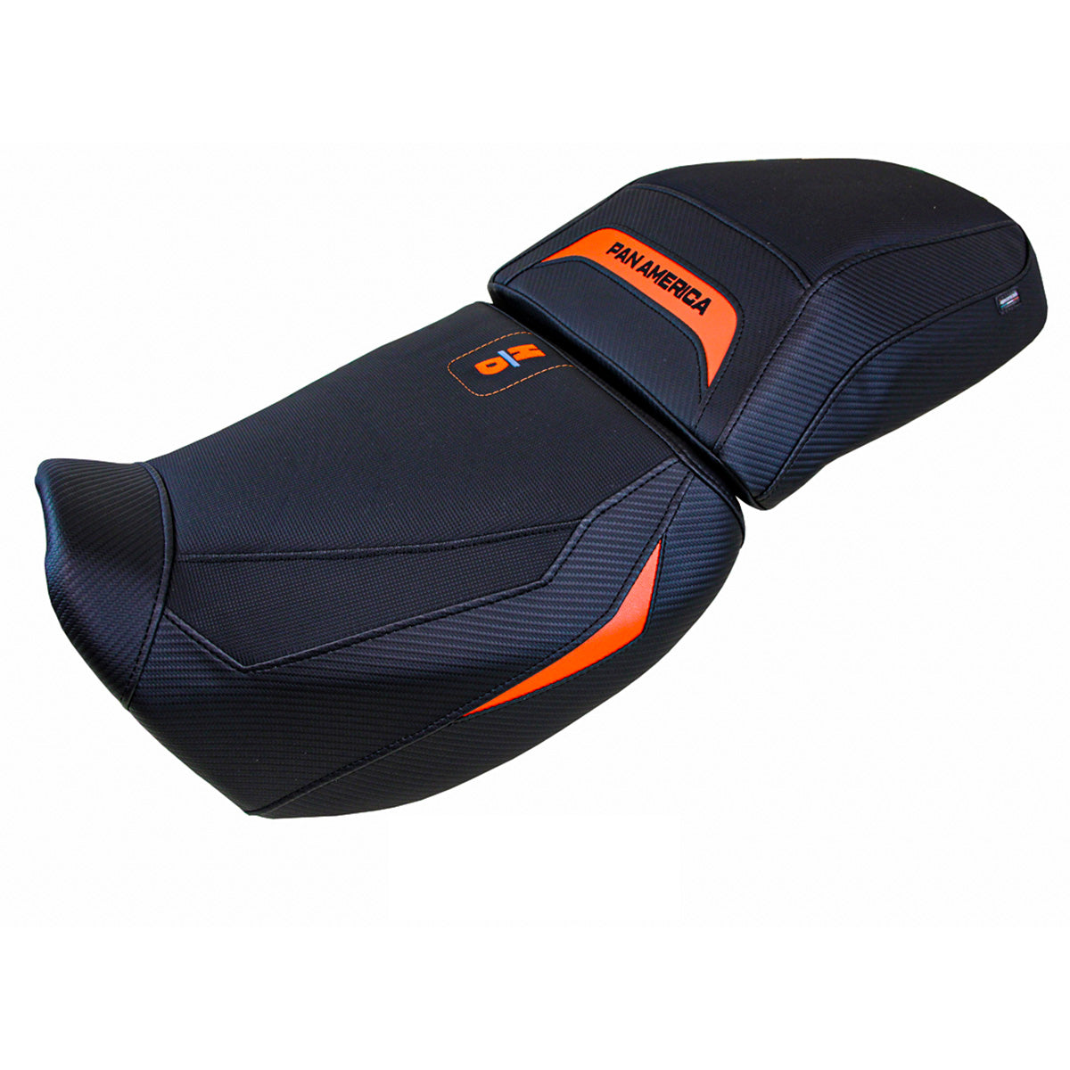 Tappezzeria Italia Harley Davidson Pan America 2021-2025 Seat Cover in Orange and Black
