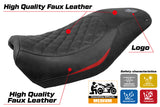 Tappezzeria Italia Harley Davidson Street 500 750 2016-2021 Seat Cover Crimson in Red