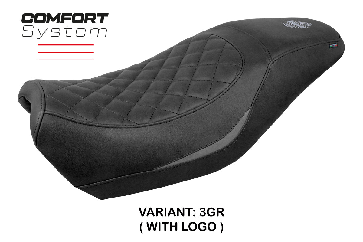 Tappezzeria Italia Harley Davidson Street 500 750 2016-2021 Seat Cover Comfort in Grey