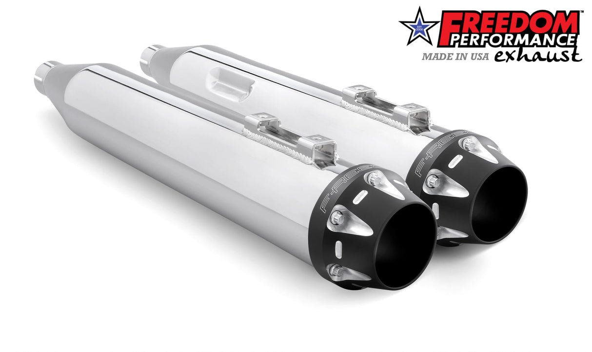 HARLEY SOFTAIL 4" SLIP-ONS 1997-2017 *FITS FREEDOM HEADERS ONLY*