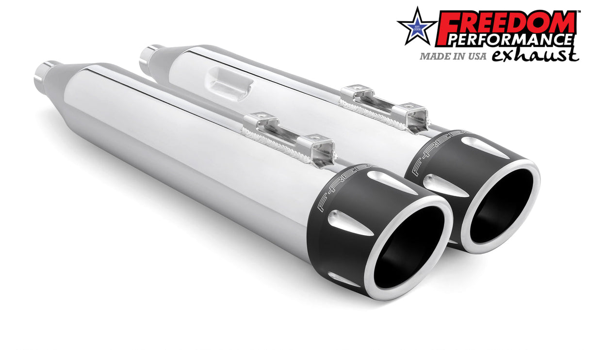 HARLEY SOFTAIL 4" SLIP-ONS 1997-2017 *FITS FREEDOM HEADERS ONLY*