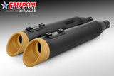 HARLEY TOURING 4.5" SLASH RAPTOR SLIP-ONS 1995-PRESENT BUNDLE