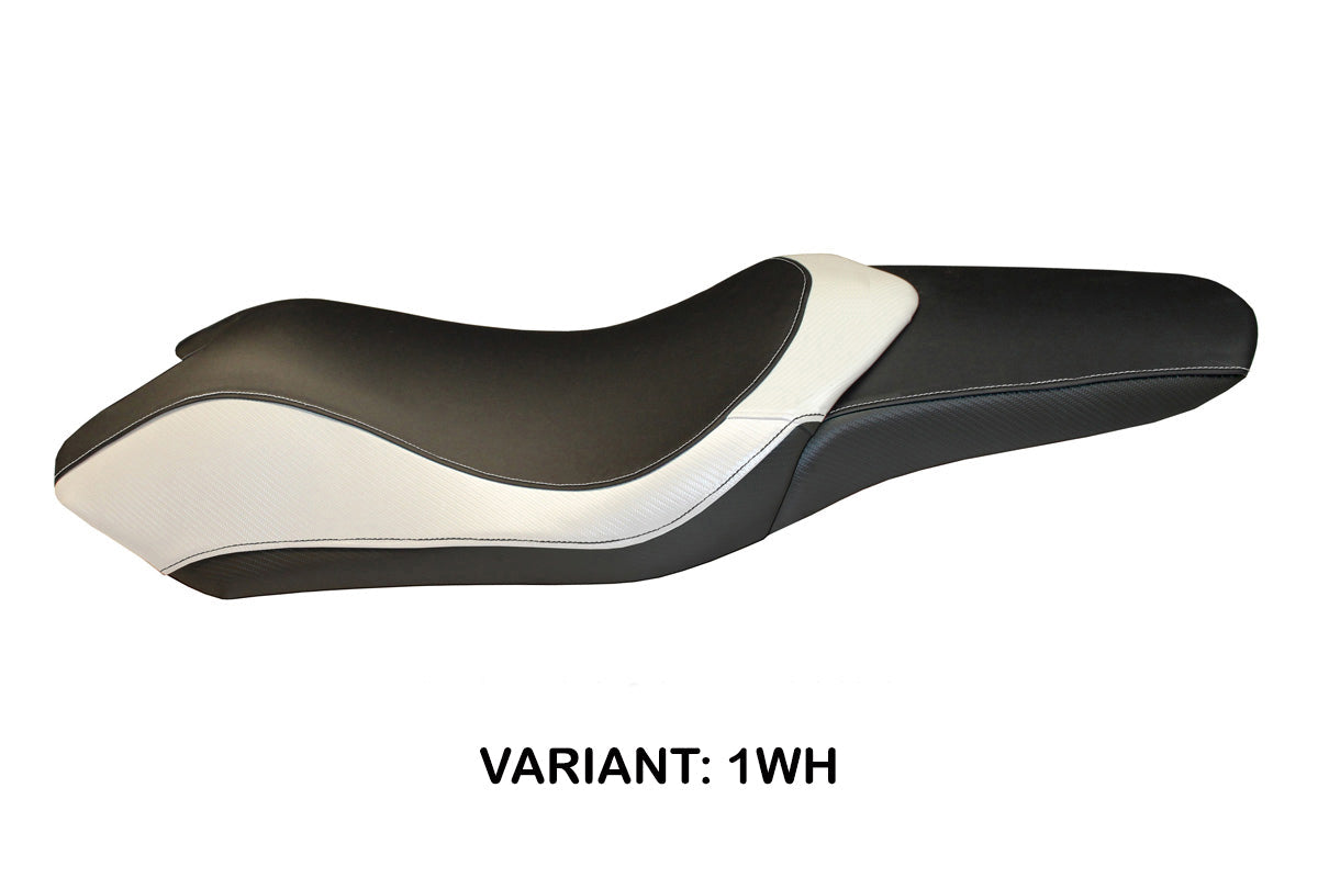 Tappezzeria Italia Honda Integra 700 2012-2013 Seat Cover in White and Black
