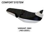 Tappezzeria Italia Honda NC700X 2012-2013 Seat Cover Comfort in White and Black