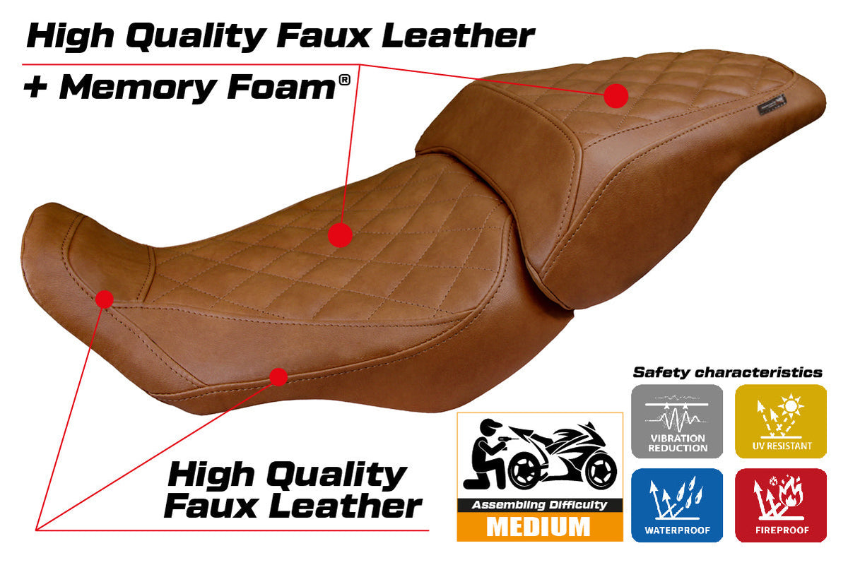 Tappezzeria Italia Honda CB300R 2018-2025 Seat Cover Comfort in Vintage Brown