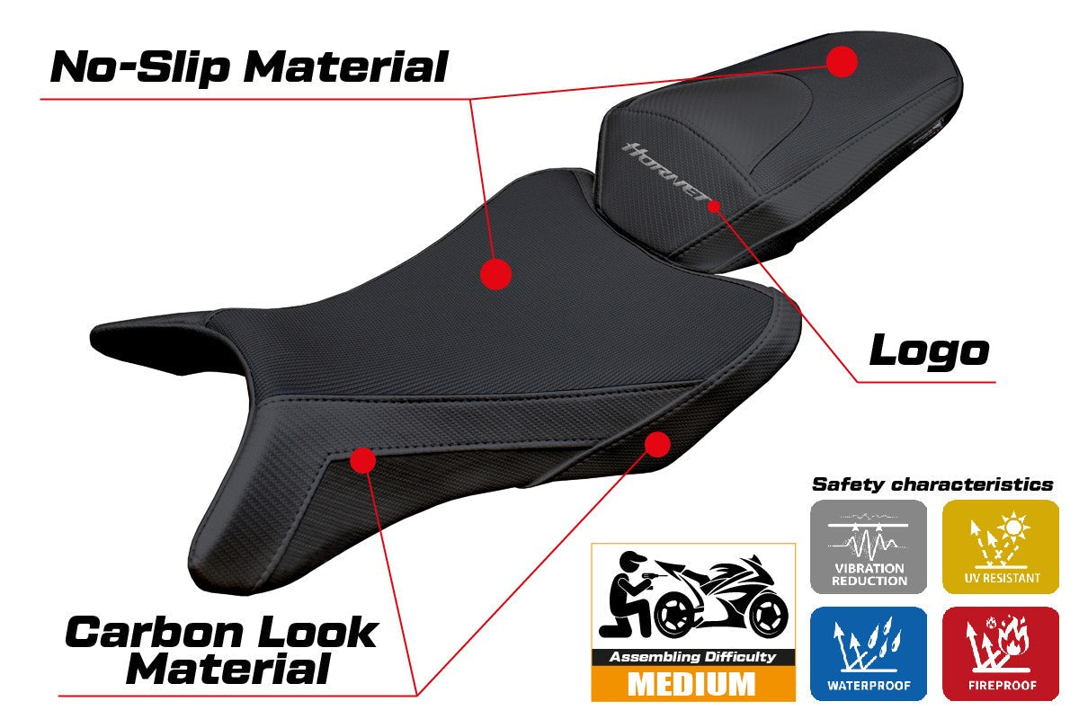 Tappezzeria Italia Honda CB 1000 Hornet 2025 Seat Cover Black