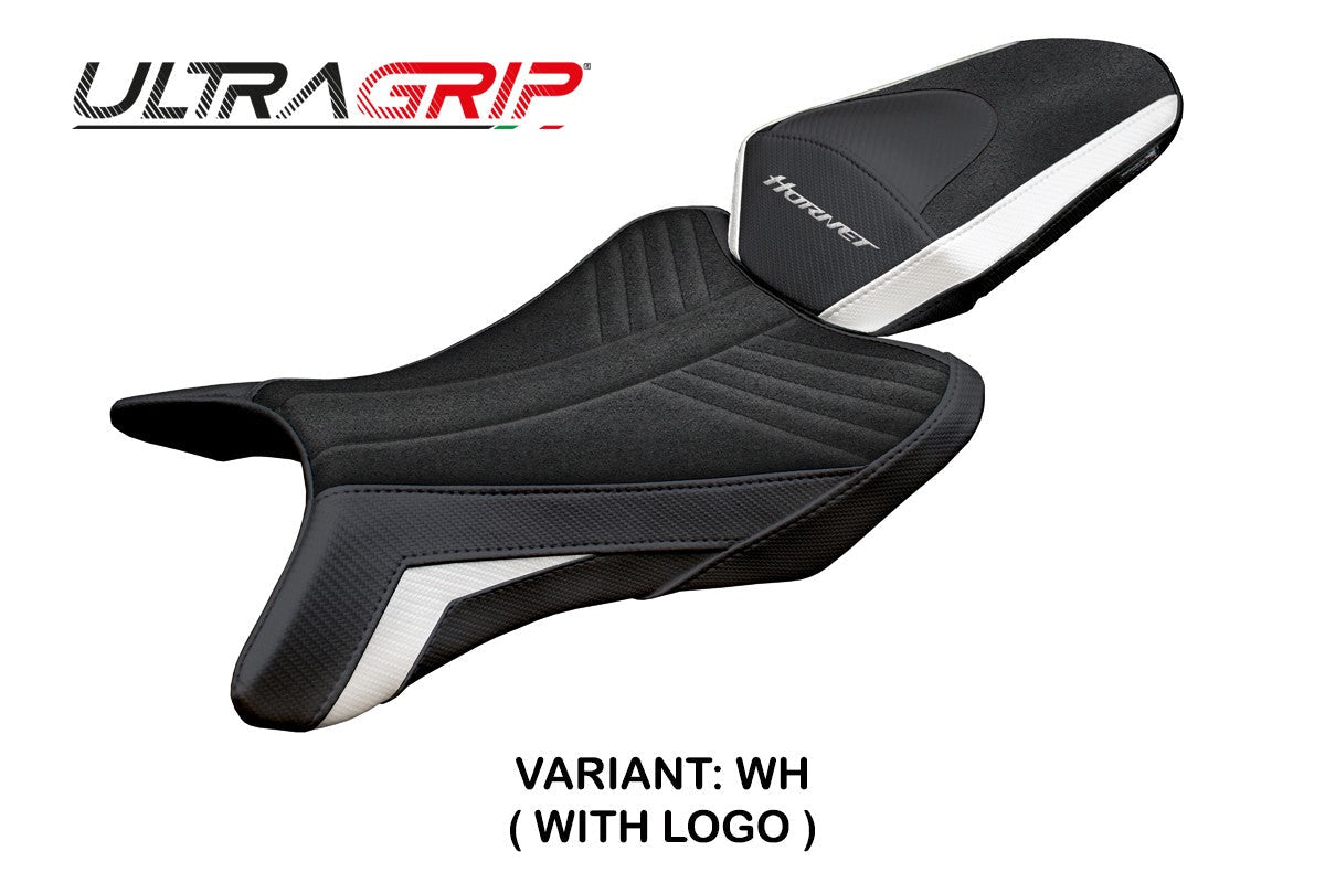 Tappezzeria Italia Honda CB 1000 Hornet 2025 Seat Cover Ultragrip White Black