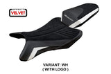Tappezzeria Italia Honda CB 1000 Hornet 2025 Seat Cover Velvet White Black