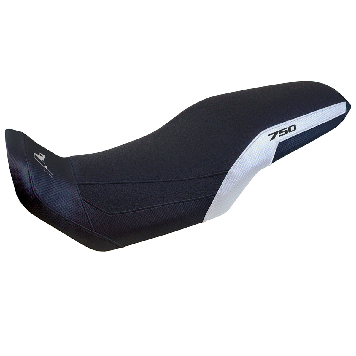 Tappezzeria Italia Honda Transalp XL 750 2023-2025 Seat Cover Ultragrip in White and Black