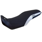 Tappezzeria Italia Honda Transalp XL 750 2023-2025 Seat Cover Ultragrip in White and Black