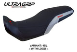 Tappezzeria Italia Honda Transalp XL 750 2023-2025 Seat Cover Ultragrip in Silver and Black