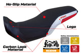 Tappezzeria Italia Honda Transalp XL 750 2023-2025 Seat Cover Ultragrip in White, Red and Black