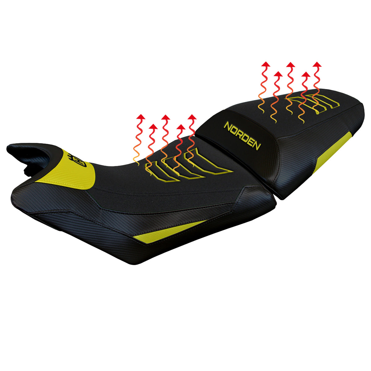 Tappezzeria Italia Husqvarna Norden 901 2022-2025 Seat Cover Comfort Heated in Yellow