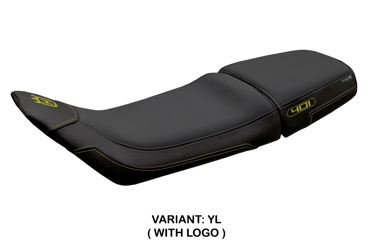 Tappezzeria Italia Husqvarna Svartpilen 401 2018-2021 2022 2023 Seat Cover Yellow Black