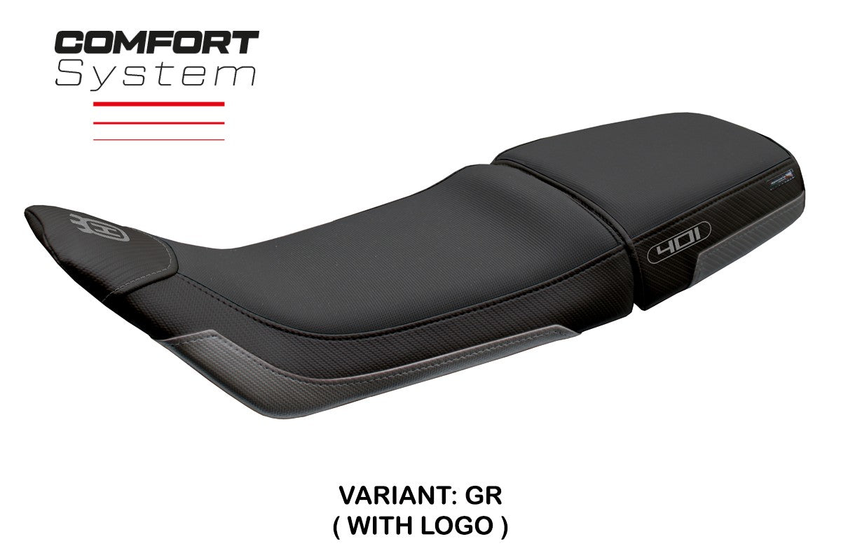 Tappezzeria Italia Husqvarna Svartpilen 401 2018-2023 Seat Cover Comfort Grey Black