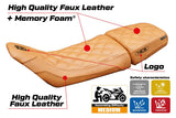 Tappezzeria Italia Husqvarna Svartpilen 401 2018-2023 Seat Cover Vintage Comfort Camel