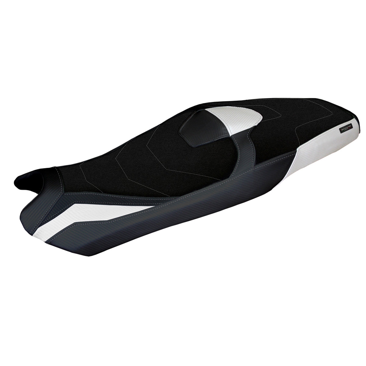 Tappezzeria Italia Honda X-ADV 750 2021-2024 Seat Cover Ultragrip in White and Black