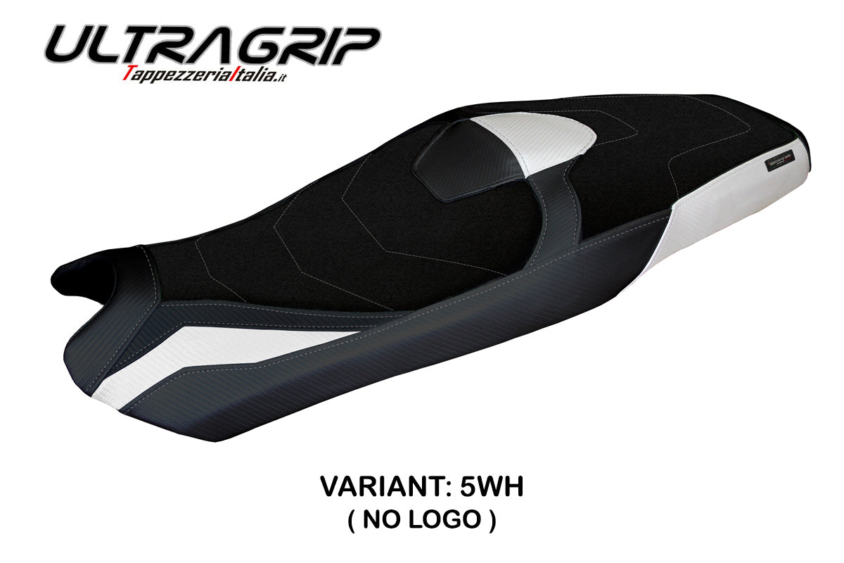 Tappezzeria Italia Honda X-ADV 750 2021-2024 Seat Cover Ultragrip in White and Black
