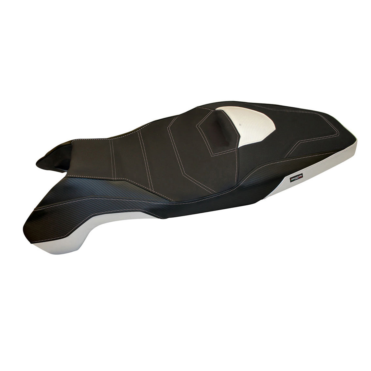Tappezzeria Italia Honda X-ADV 750 2017-2020 Seat Cover Ultragrip in White and Black