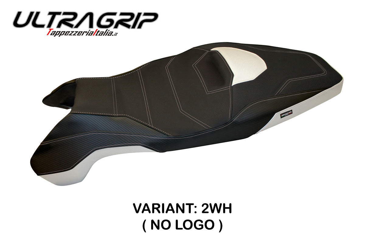 Tappezzeria Italia Honda X-ADV 750 2017-2020 Seat Cover Ultragrip in White and Black