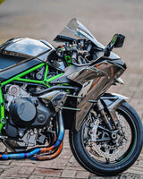 Vandemon  H2 H2R 2015-2024 Bimodal Stealth Titanium Exhaust System KAWAH2TICSPOLEXHWV VA-48