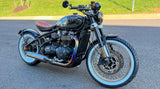 Triumph Bonneville Bobber  Speedmaster 1200 Polished Titanium H Pipe Exhaust TRIUM120BOBREXPOB VA-13