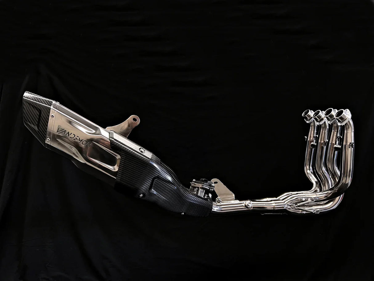 Vandemon  Bimodal Stealth Titanium Exhaust System H2 SE SX   2018-2025 KAWAH2SESXTIEXSYWVB VA-21