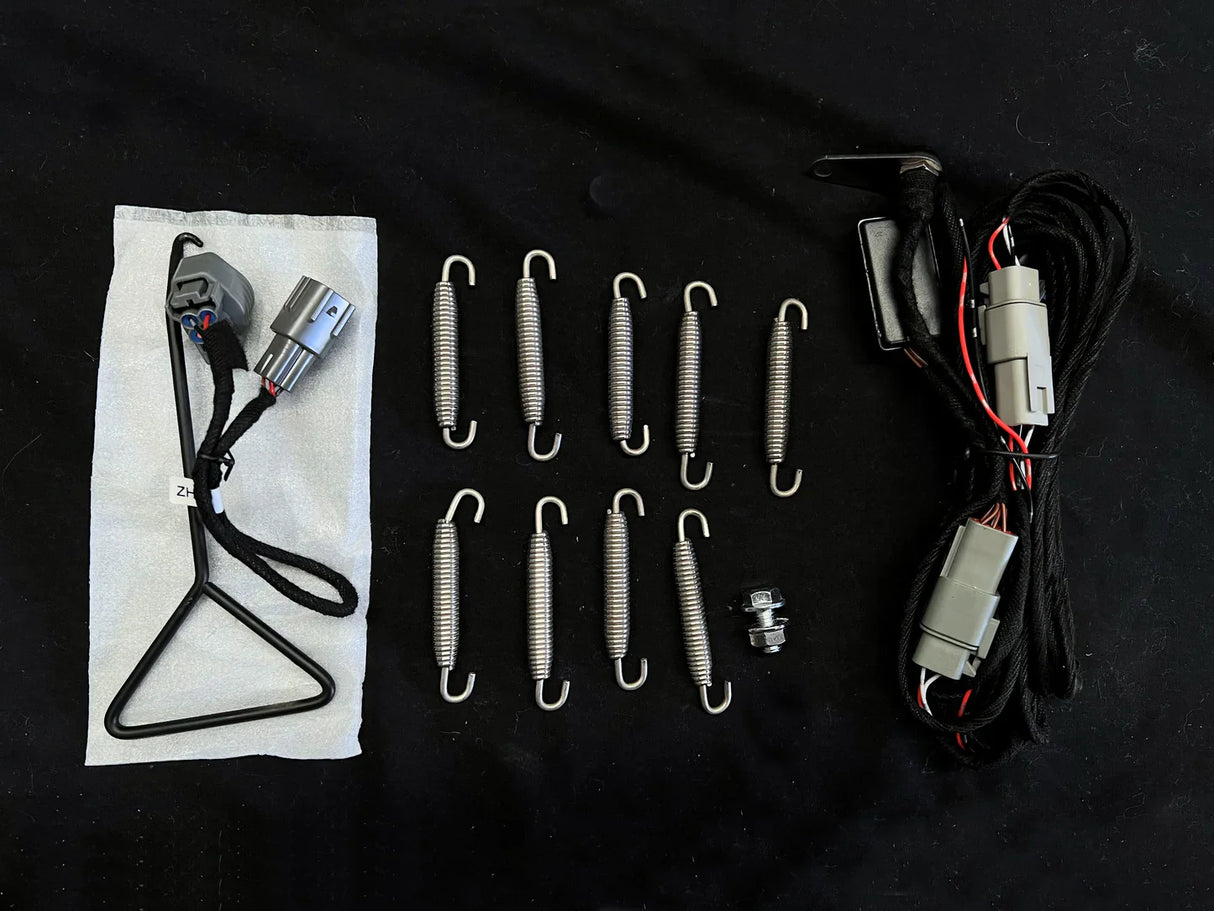 Vandemon  Bimodal Stealth Titanium Exhaust System H2 SE SX   2018-2025 KAWAH2SESXTIEXSYWVB VA-21
