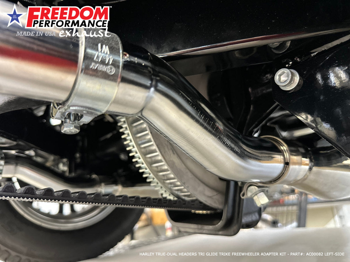HARLEY TRIKE RIGHT SIDE TUCK & UNDER & CLASSIC TRUE-DUAL HEADERS BUNDLE
