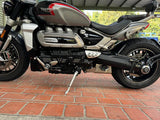 Vandemon Triumph Rocket 3R & GT 2500 2024-2025  Titanium Bimodal Stealth Side Mount Titanium Slip-On TRIUMROCKET3SMMUFB VA-153