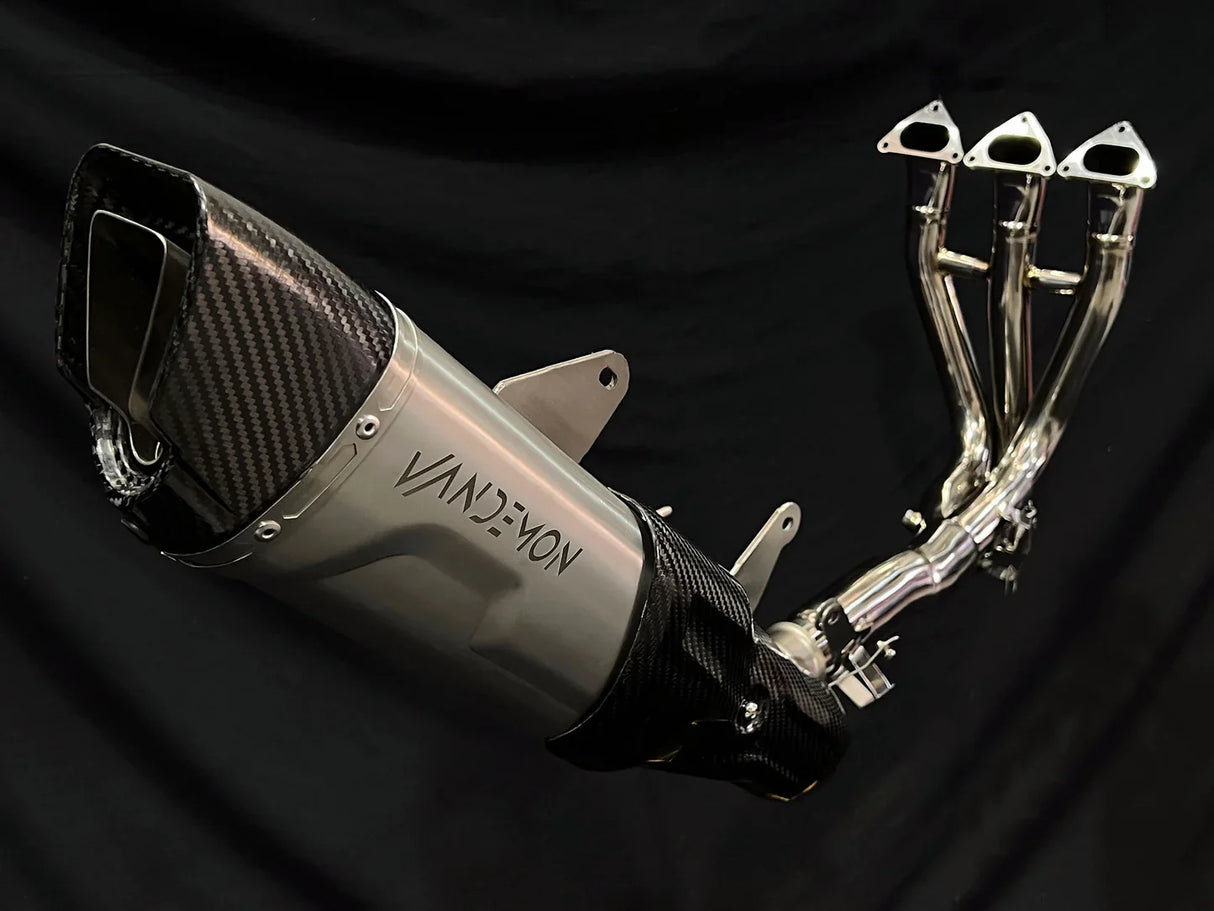 Vandemon Triumph Speed Triple 1200 RS & RR 2021-2024 Titanium Full Exhaust System TRIUM120SPD3EXHSYSA VA-155