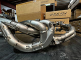 Vandemon Ducati Panigale V4,V4S,V4R & Streetfighter V4 2018-24 Titanium High Mount Exhaust System  DUCV4PANHMEXHMESA VA-124