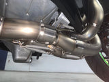 Vandemon Brushed Titanium Exhaust System  Ninja ZH2  2020-25 KAWAZH2TIEXHSYSBRUB VA-98
