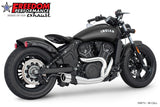 INDIAN SCOUT-ROGUE-BOBBER-SIXTY-SPORT-TWENTY COMBAT 2-INTO-1 SHORTY 2014-2024