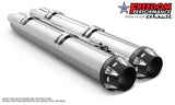 INDIAN 4" SLIP-ONS FOR CHIEFTAIN/ROADMASTER-CHALLENGER/PURSUIT/ELITE WITH HARD BAGS BUNDLE