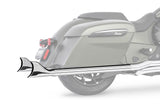 INDIAN CHIEFTAIN / ROADMASTER / SPRINGFIELD 2.5" SHARKTAIL SLIP-ONS  to Fit FREEDOM HEADERS Only
