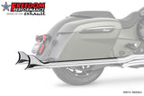 INDIAN CHIEFTAIN / ROADMASTER / SPRINGFIELD 2.5" SHARKTAIL SLIP-ONS  to Fit FREEDOM HEADERS Only