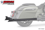 INDIAN CHIEFTAIN / ROADMASTER / SPRINGFIELD 2.5" SHARKTAIL SLIP-ONS  to Fit FREEDOM HEADERS Only