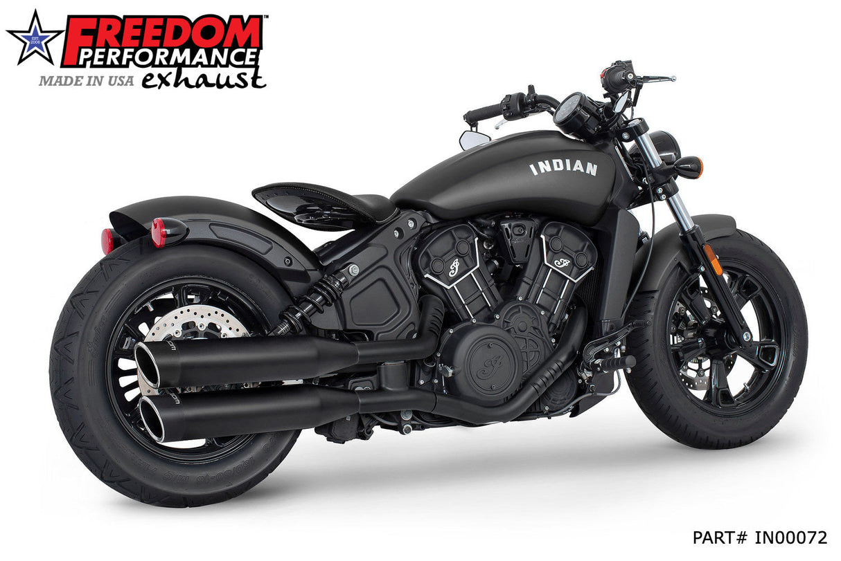 INDIAN SCOUT-ROGUE-BOBBER-SIXTY-SPORT-TWENTY FREEDOM 4" SLIP-ONS 2014-2024 Bundle