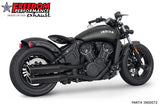 INDIAN SCOUT-ROGUE-BOBBER-SIXTY-SPORT-TWENTY FREEDOM 4" SLIP-ONS 2014-2024 Bundle