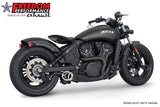 INDIAN SCOUT-ROGUE-BOBBER-SIXTY-SPORT-TWENTY COMBAT 2-INTO-1 SHORTY 2014-2024