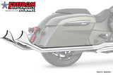 INDIAN CHIEFTAIN / ROADMASTER / SPRINGFIELD 2.5" SHARKTAIL SLIP-ONS  to Fit FREEDOM HEADERS Only