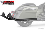 INDIAN CHIEFTAIN / ROADMASTER / SPRINGFIELD 2.5" SHARKTAIL SLIP-ONS  to Fit FREEDOM HEADERS Only